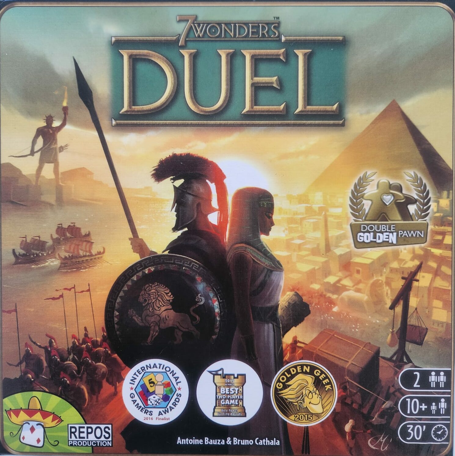 7 wonders duel - board game rental Chiang Mai